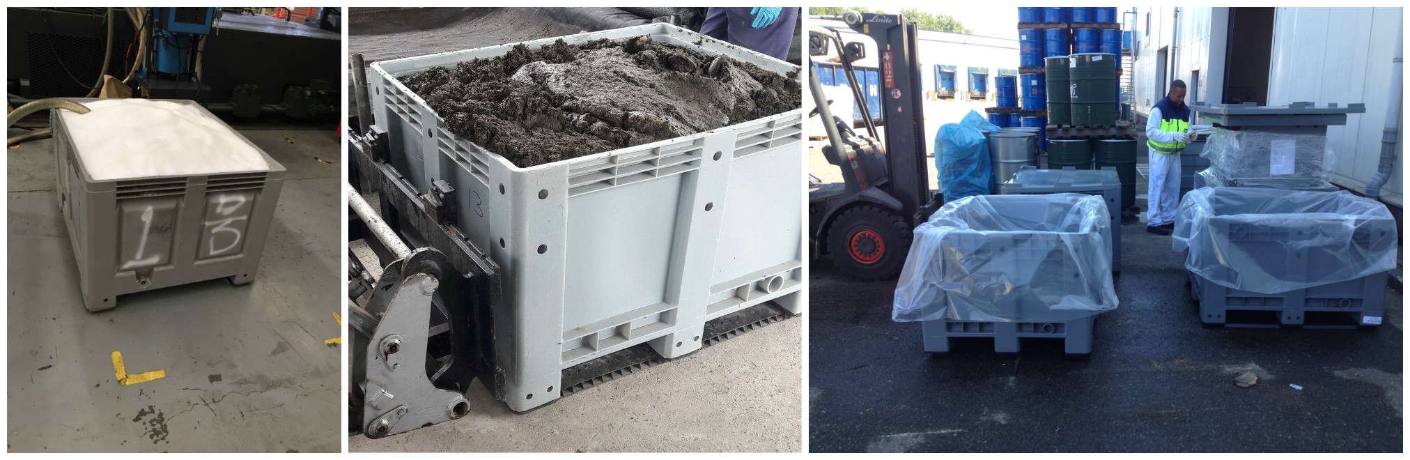insulated pallet bins