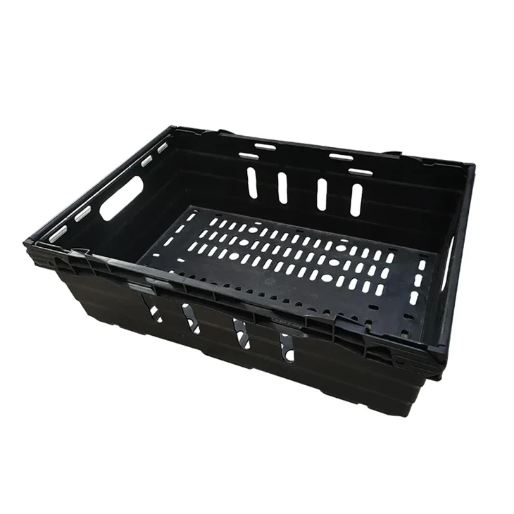 Perforeret PP Bale Arm Crate med håndtag