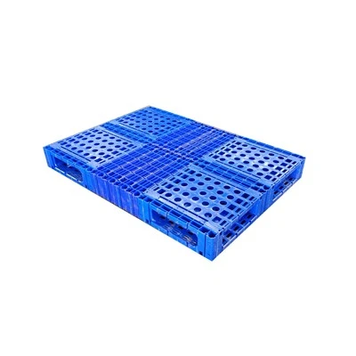 1400mm × 1220mm Stabelbar reversibel gittermodulær plastikpalle