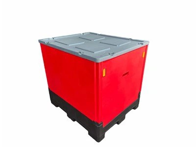HDPE foldbar 1000L flydende pallekasse