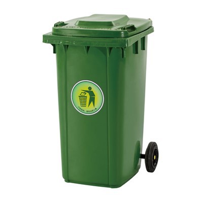 Udendørs 2 hjulet affaldsbeholder