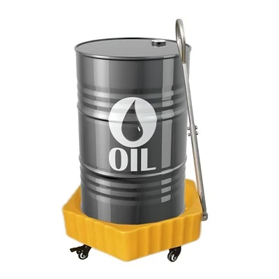 Gul mobil tromme spild bogie
