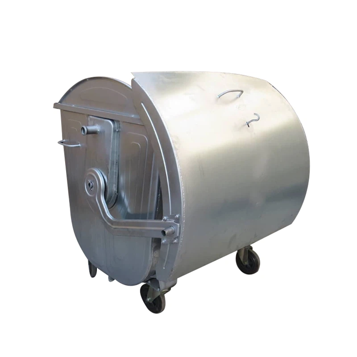 Wheelie affaldsbeholder i rustfrit stål